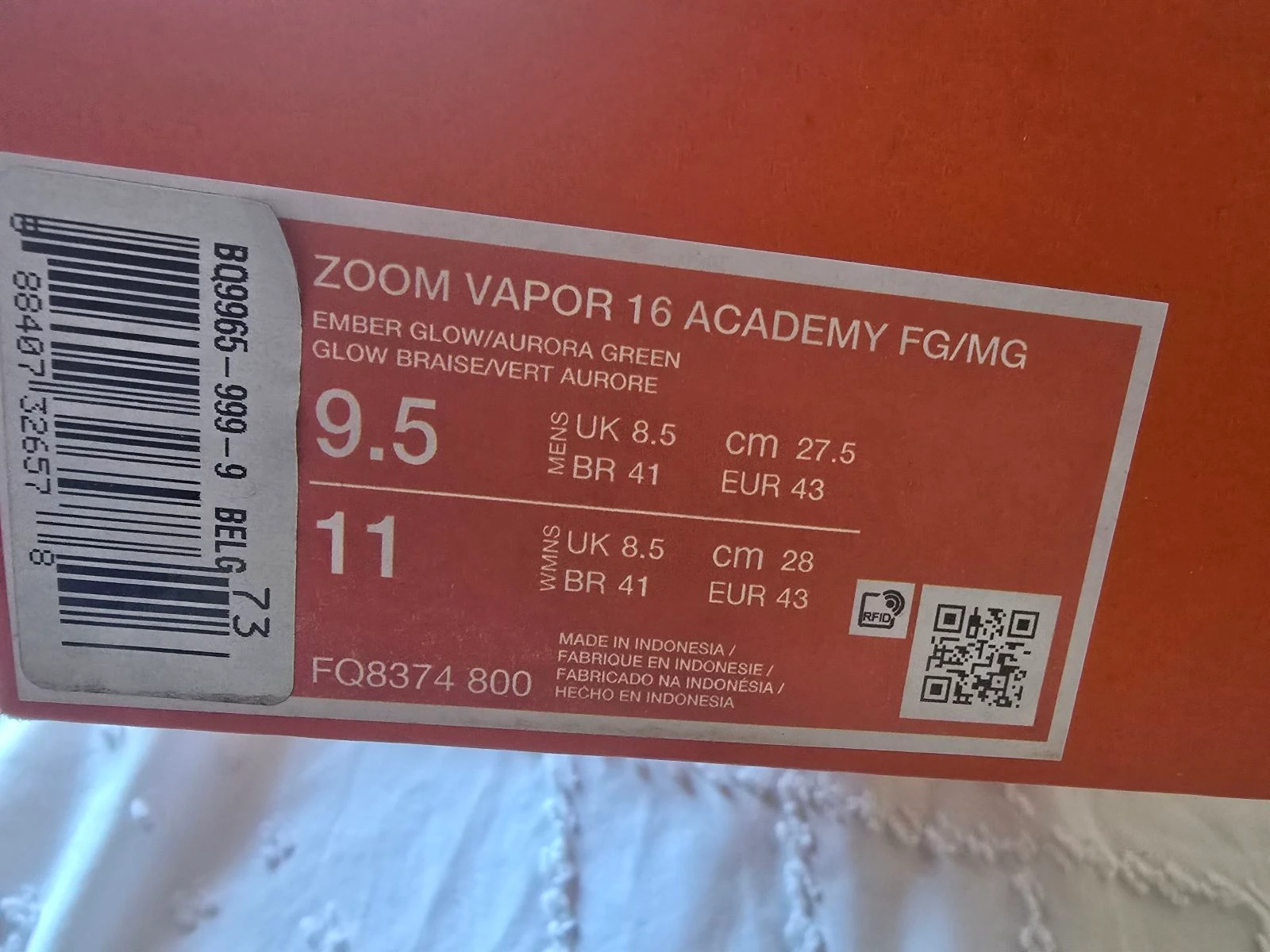 Nike Zoom Vapor 16 Academy T43 Nieuw in doos – photo 12